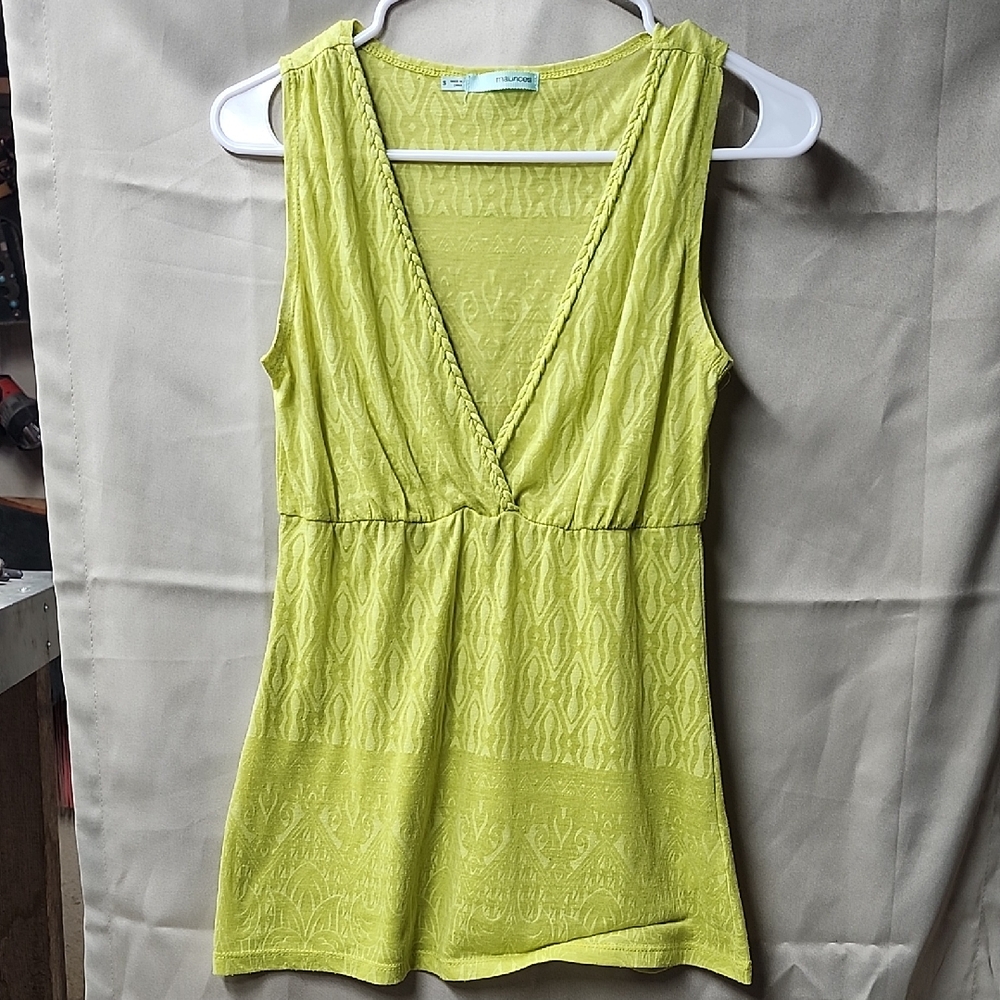 Maurices Womens Burn Out Tank Top Size S